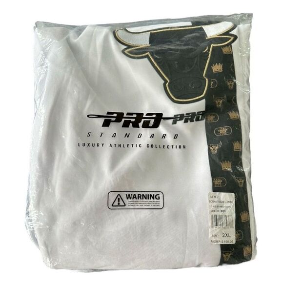 Pro Standard Chicago Bulls Retro Track Pants Hibbett Exclusive 2XL - Picture 8 of 9